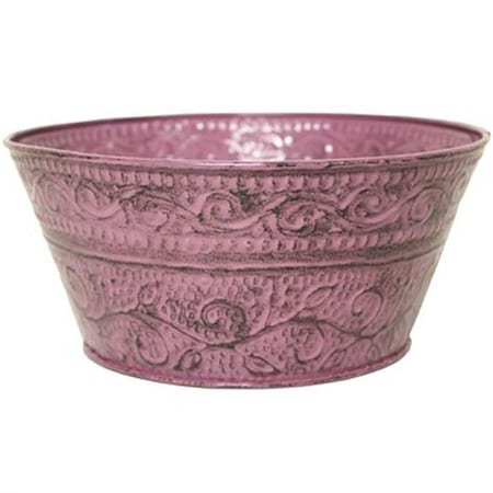Gardencare 8 in. Bowl Planter, Purple GA3866193